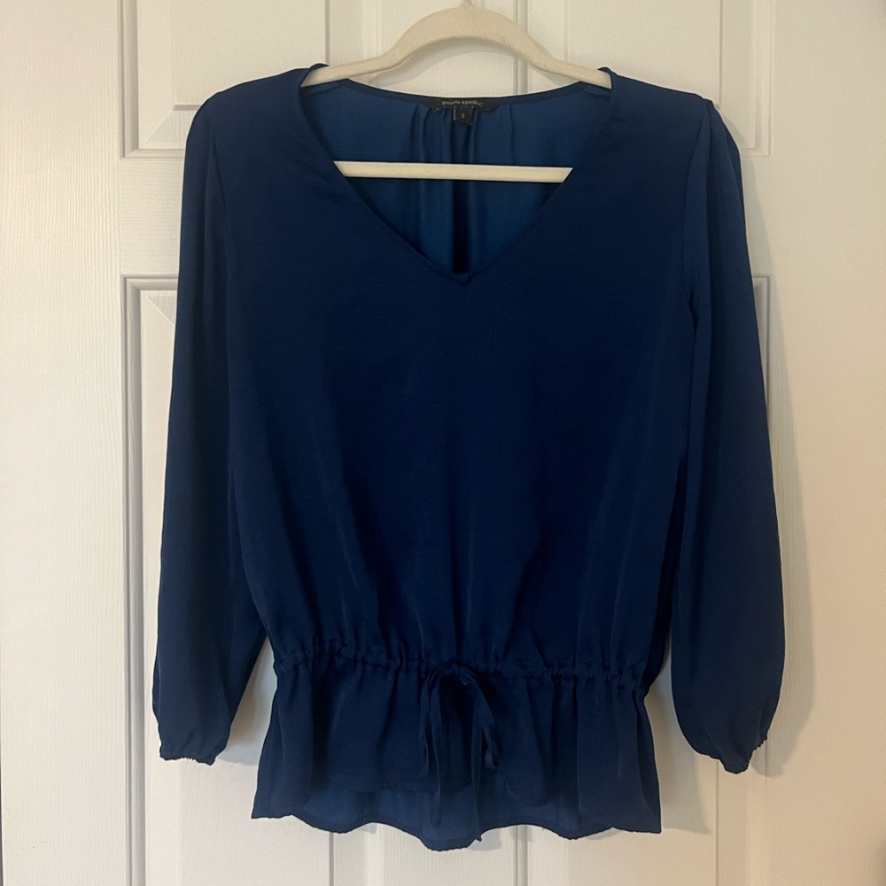 Banana Republic Deep Blue Blouse